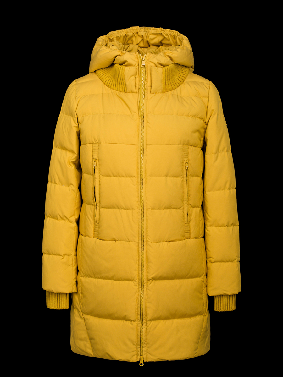 Куртка Баон женская желтая зимняя