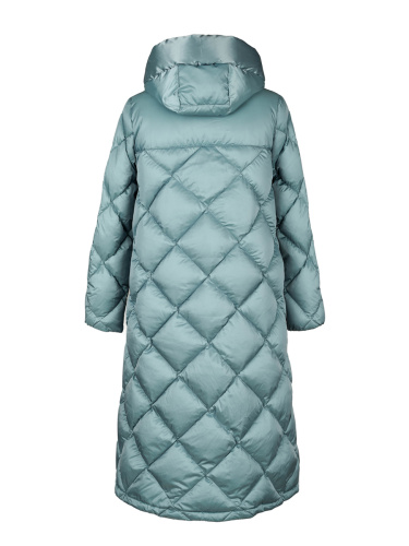 Пуховик женский U121026 (серый) фото 3