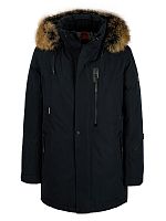 Куртка зимняя муж.S F AW817-20U col: HR981 (black blue) енот