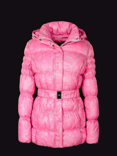 Куртка зимняя женская Merlion Bella (розовый принт)