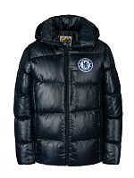 Куртка зимняя мужская Грей-1 Челси (синий клетка)
