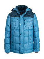 Куртка зимняя мужская Merlion СМ-16 (голубой/т.синий)