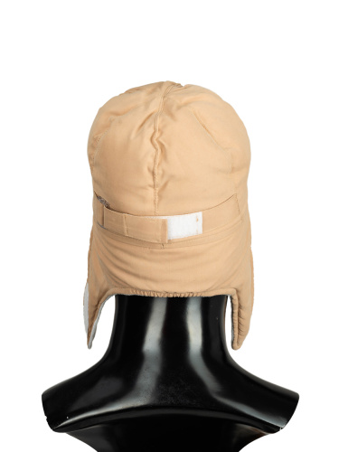 Шапка-ушанка пуховая Merlion 4144 карамель фото 2