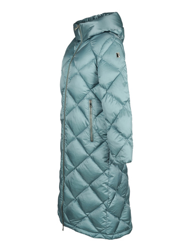 Пуховик женский U121026 (серый) фото 2